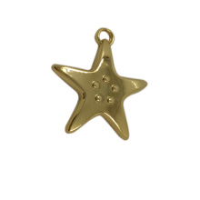 Amuleto de estrella de mar de metal promocional de decoraciones de moda